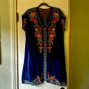 Johnny Was tunic dress.